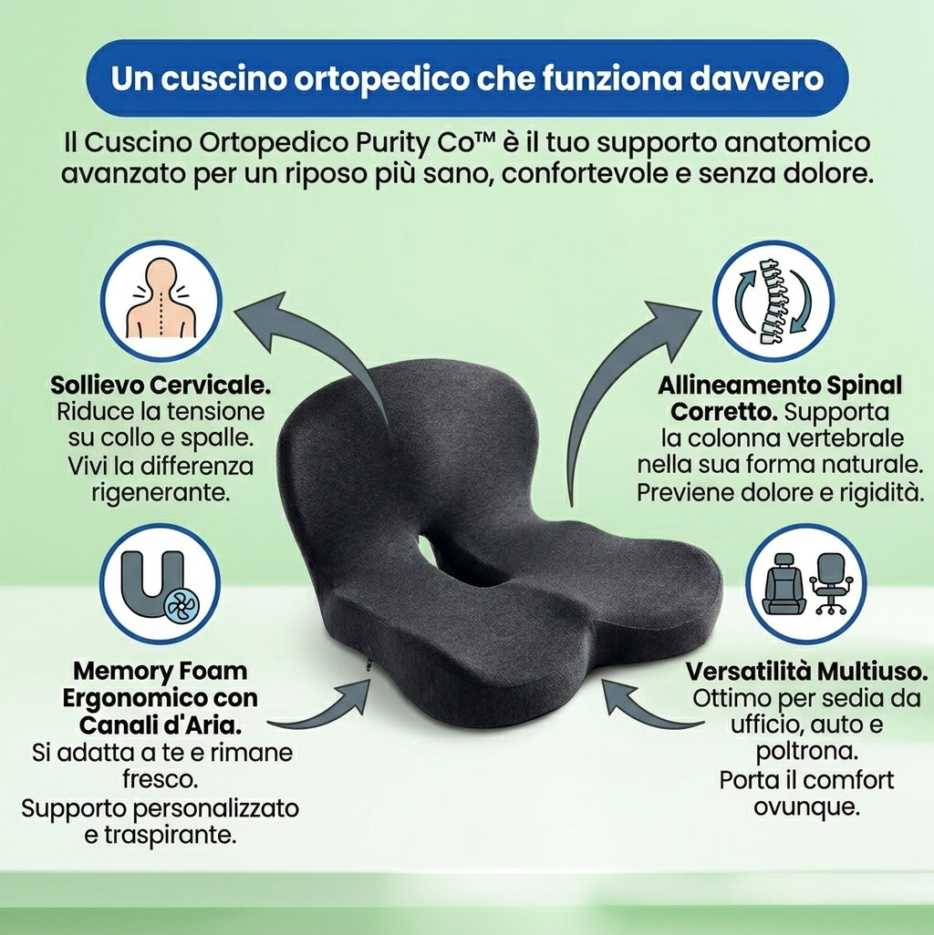 Ortoseda ™
 Cuscino Ortopedico pro